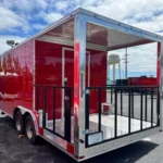 2024 8.5X20 TA3 RED FOOD TRAILER STOCK