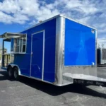 2024 8.5X20 TA3 DEEP BLUE FOOD TRAILER Stock #43348