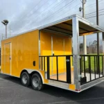 2024 8.5 X 20 TA YELLOW CONCESSION TRAILER Stock #39137