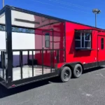 2024 8.5X24 TA3 RED BBQ TRAILER Stock #51204